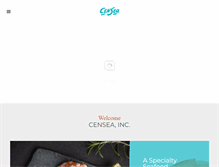 Tablet Screenshot of censea.com